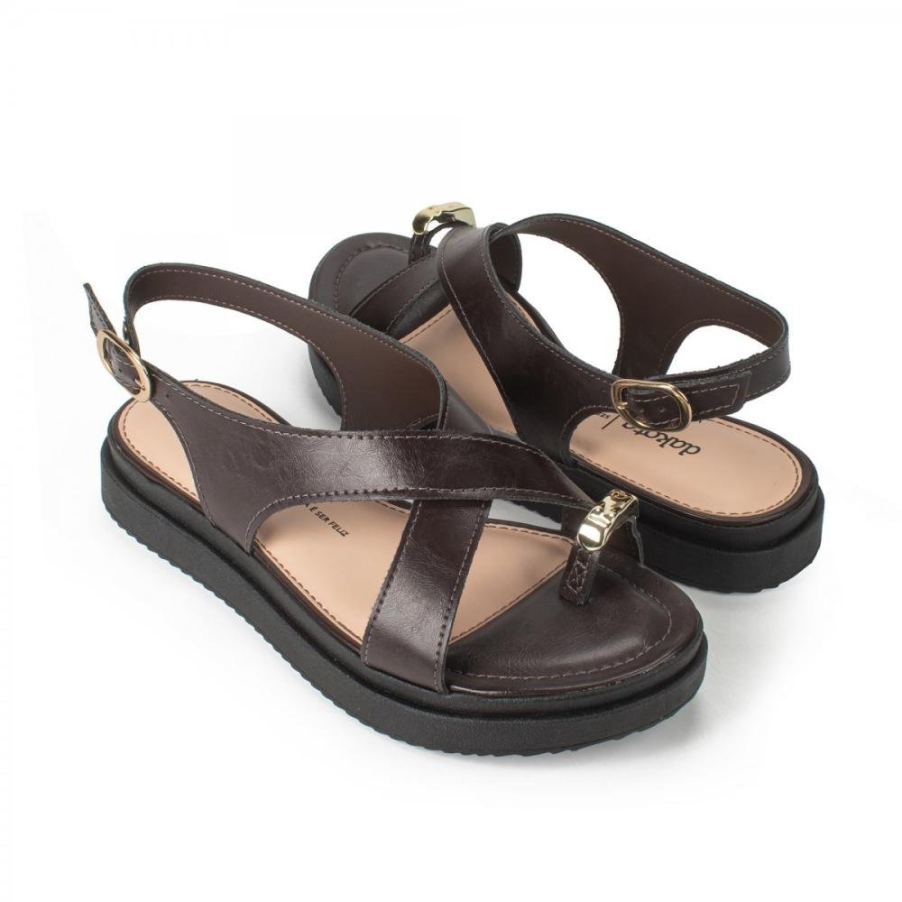 Sandalia Dakota Y9283 Café 2