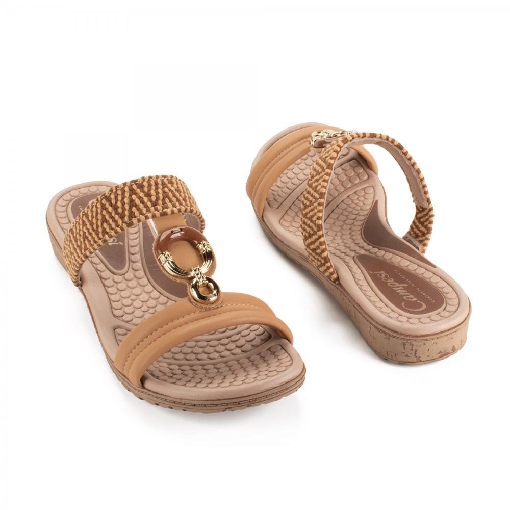 Sandalia Campesi Ce162 Feminino Bege 2