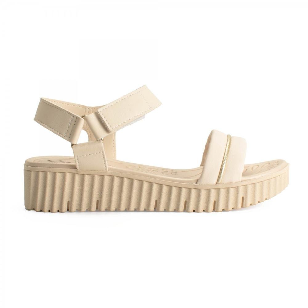 Sandalia Campesi Cp552 Feminino Bege 2