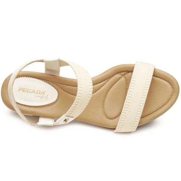 Sandalia Pegada 234301-01 Bege 4
