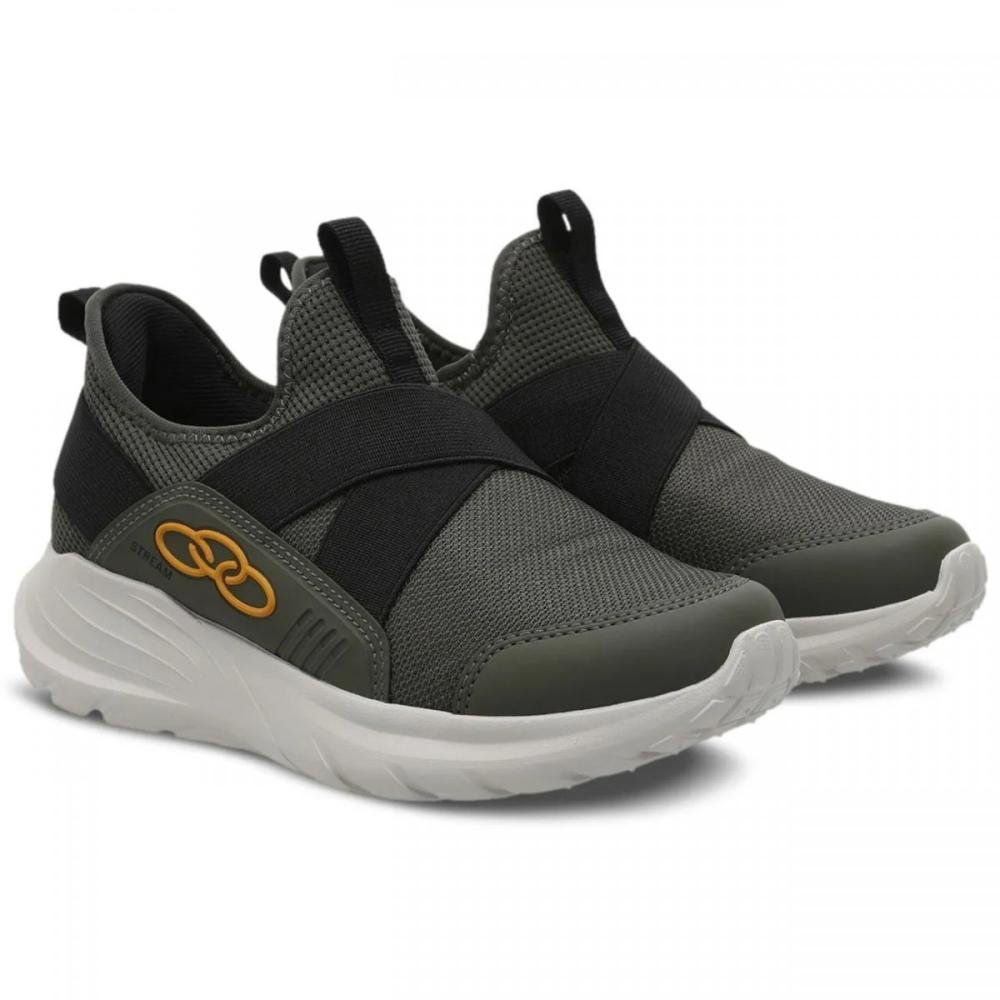 Tenis Olympikus Stream Infantil Verde/Preto 2