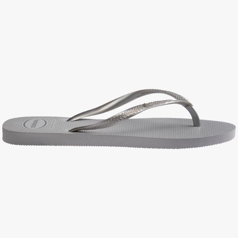 Chinelo Havaianas Slim Gloss Fc Cinza/Prata 4