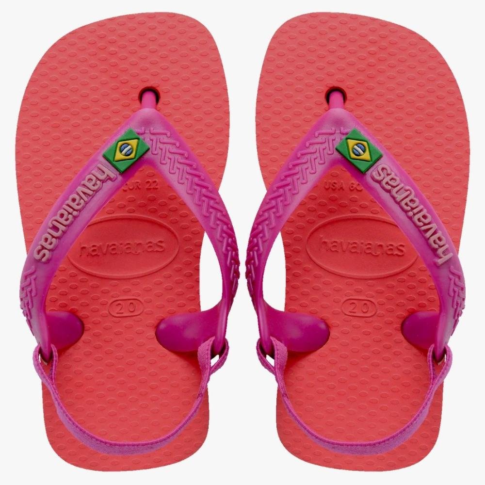Chinelo Havaianas Brasil Logo Fc Infantil
