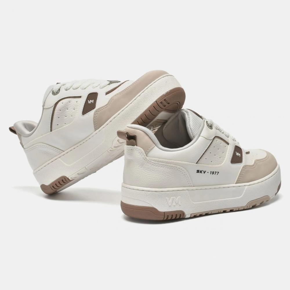 Tenis Via Marte 287-006-07 Feminino Off White 4