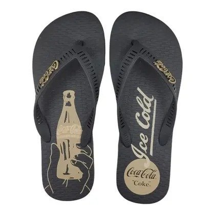 Chinelo Coca-Cola Cc4701 Preto 4