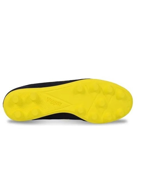 Chuteira Topper Drible Vii Cpo Preto/Amarelo 2