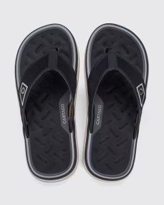Chinelo Cartago 12308 M Laga Sport Bege/Preto 3