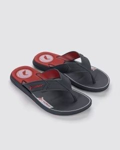 Chinelo Rider 12499 Start Iii Cinza/Vermelho 2