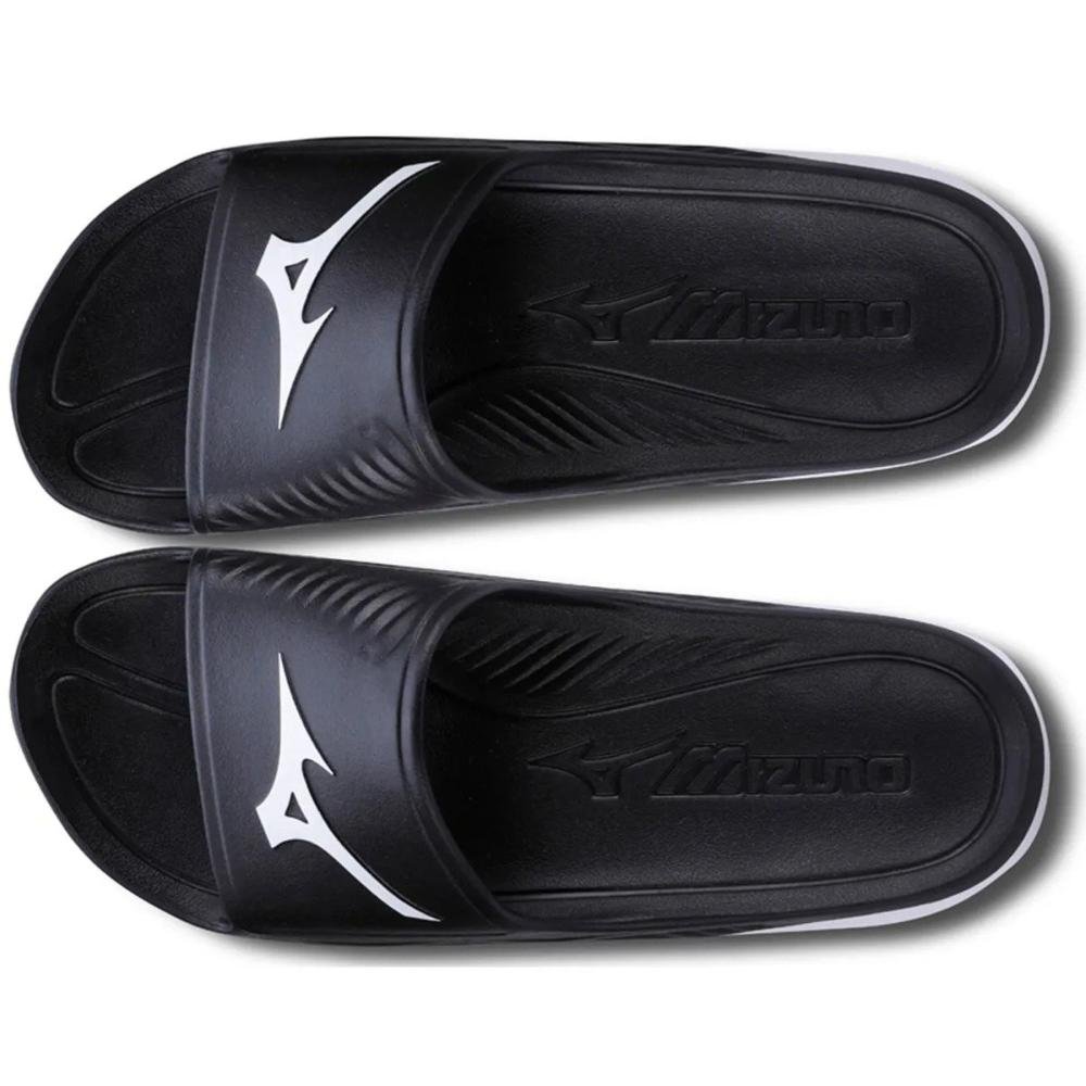Chinelo Slide Mizuno Enerzy Masculino Preto/Branco 3
