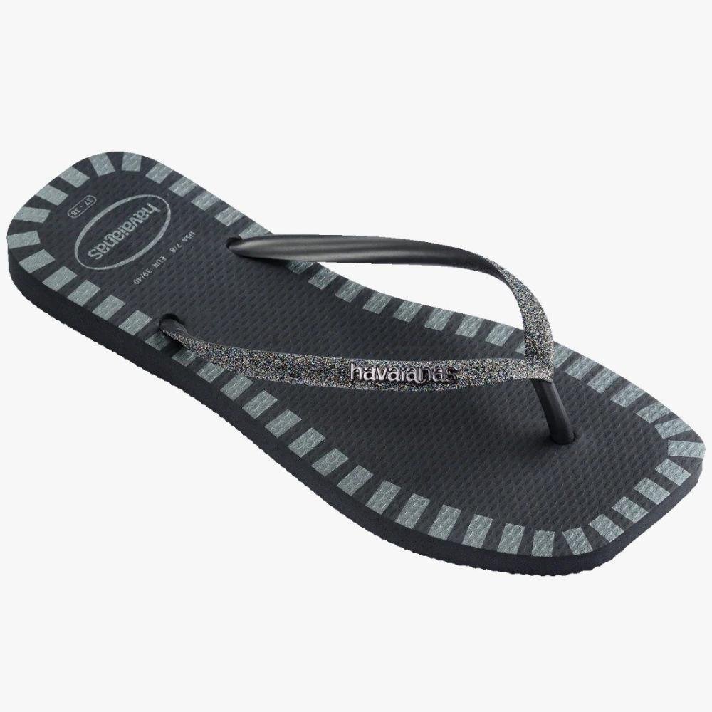 Chinelo Havaianas Glitter Control Fc Preto/Cinza 3