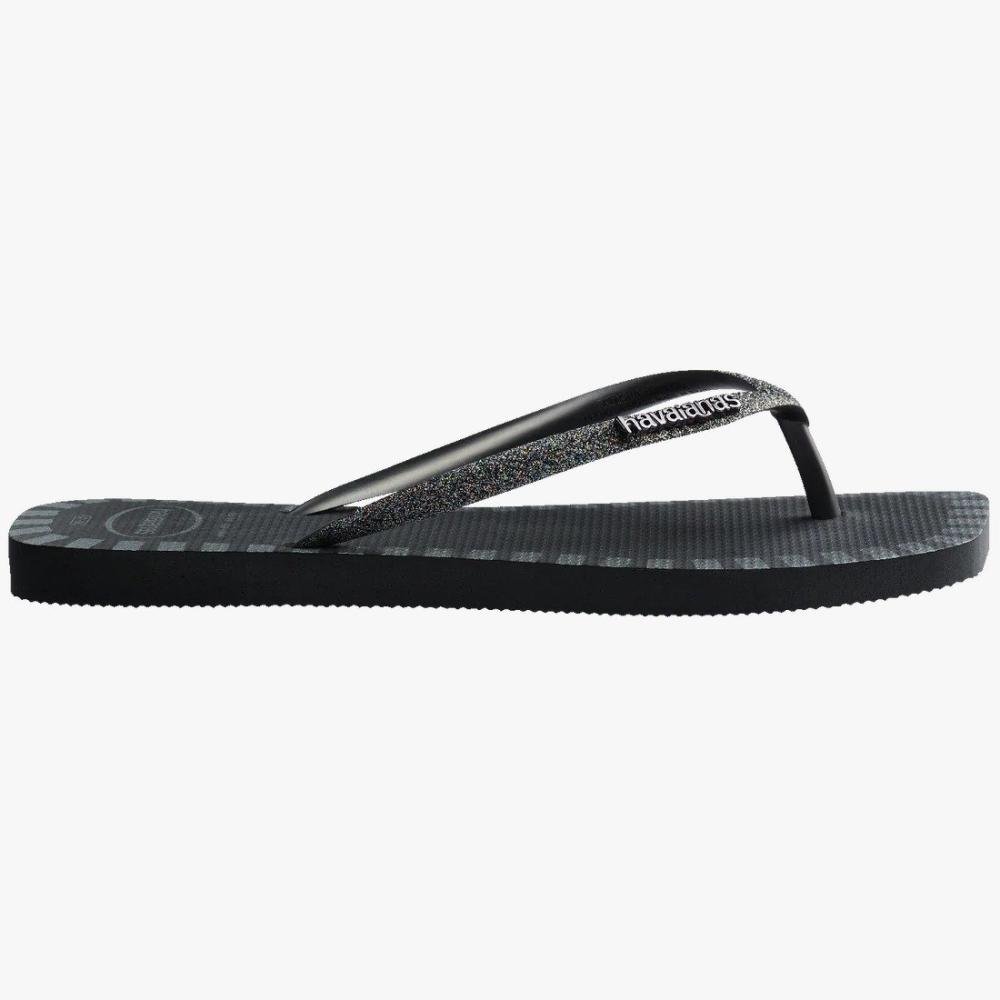Chinelo Havaianas Glitter Control Fc Preto/Cinza 4
