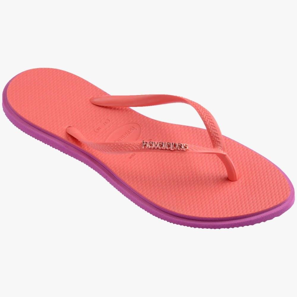 Chinelo Havaianas Slim Point Fc Coral 3