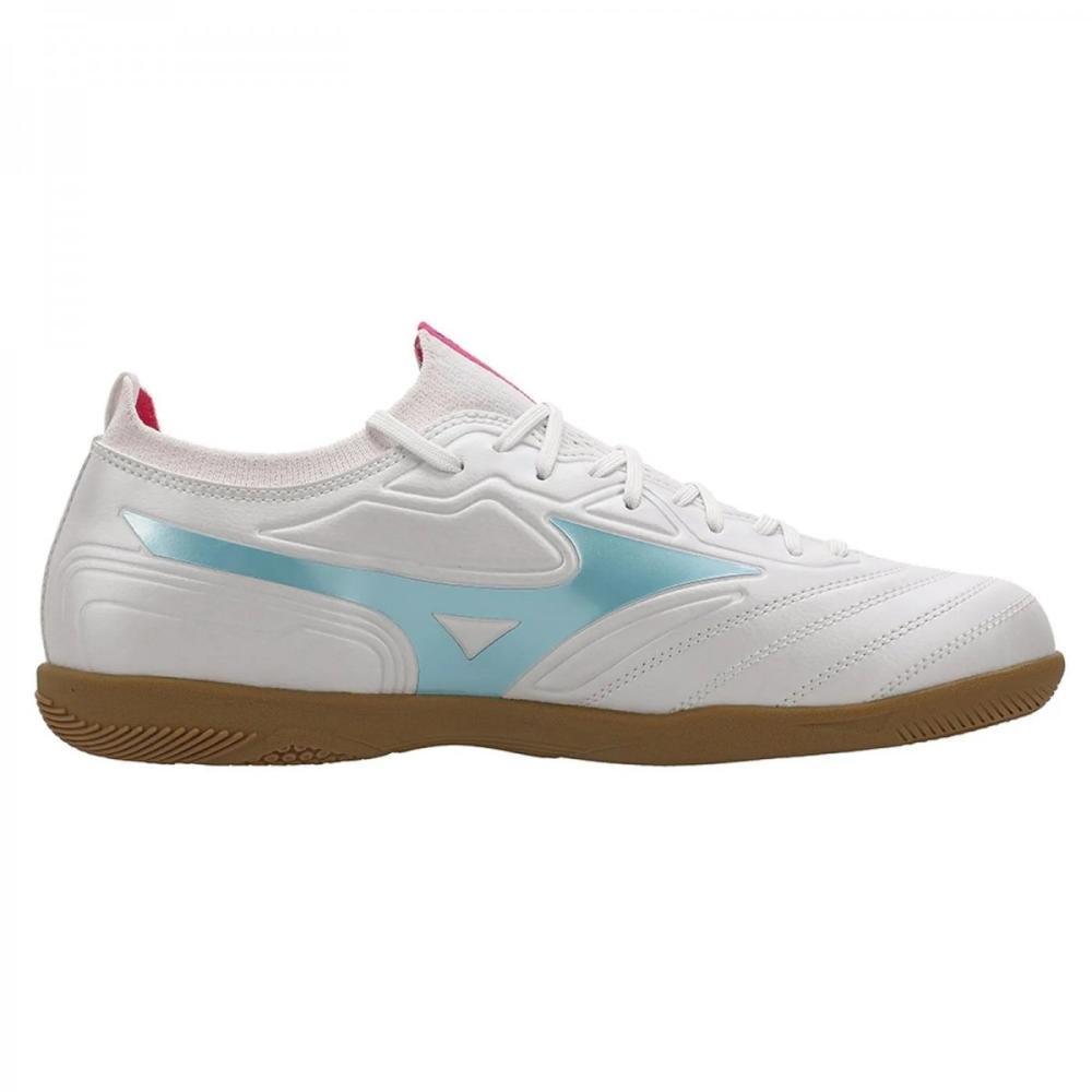 Chuteira Futsal Mizuno Mz Regent In Jr Branco/Azul 2