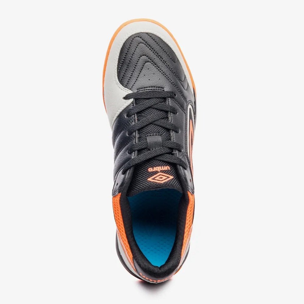 Chuteira Futsal Umbro Pro Challeng Uptake Preto/Laranja 5