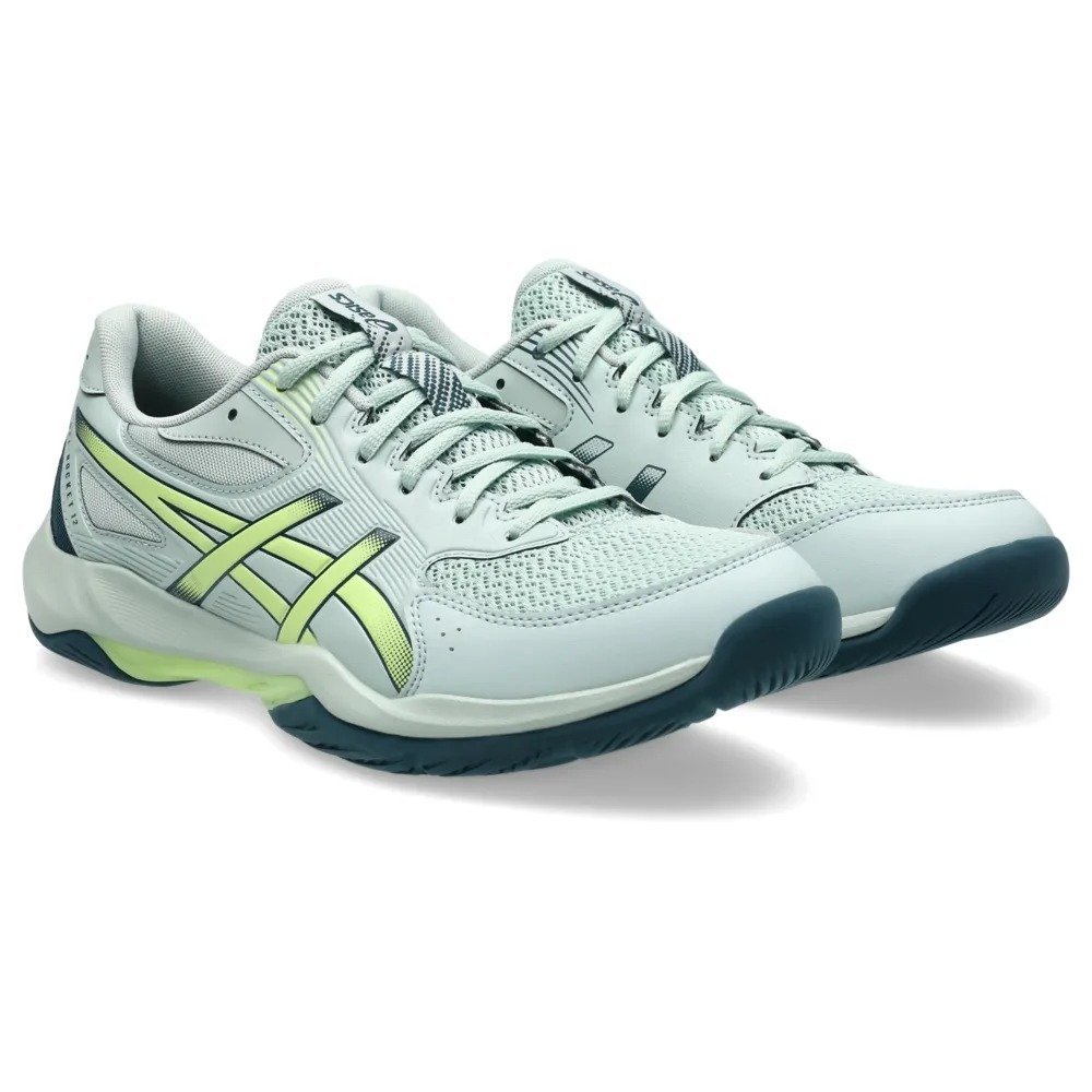 Tenis Asics Gel-Rocket 12 Verde/Azul 2