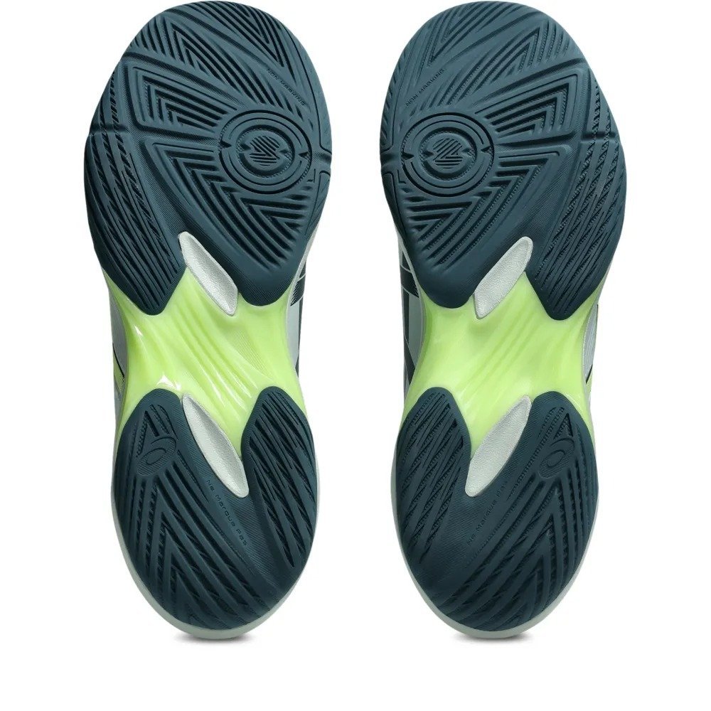 Tenis Asics Gel-Rocket 12 Verde/Azul 3