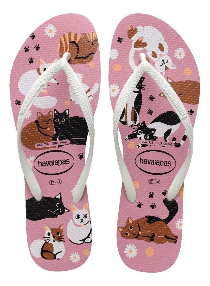 Chinelo Havaianas Slim Pets Fc
