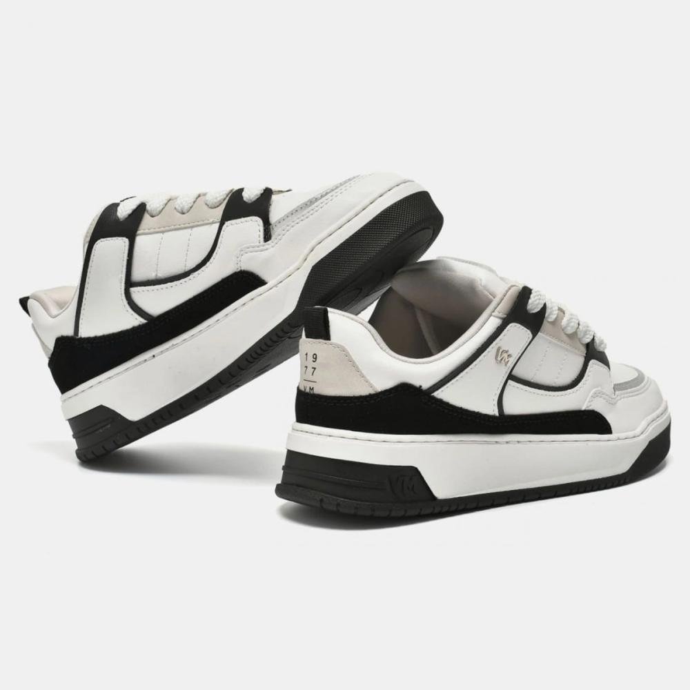 Tenis Via Marte 232-006-08 Preto/Branco 3