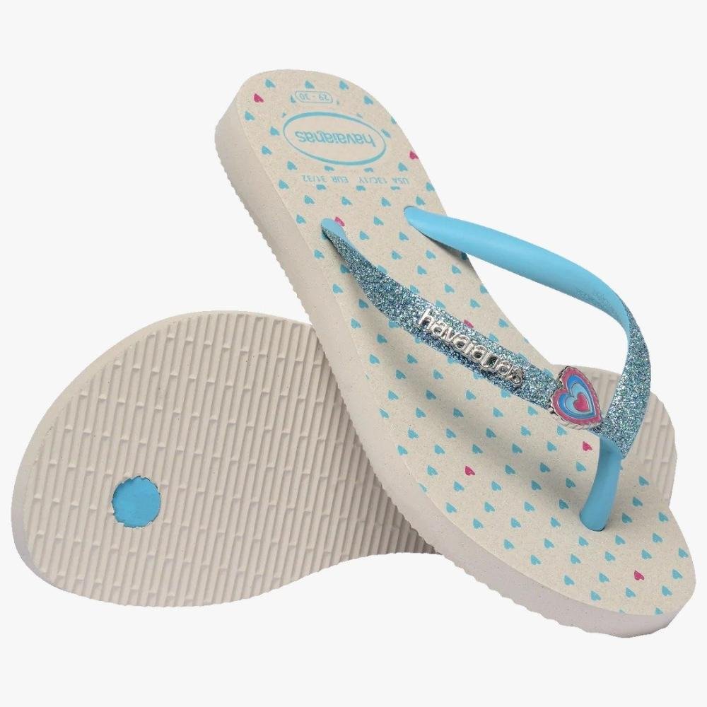Chinelo Havaianas Glitter Ii Fc Juv. Azul 2