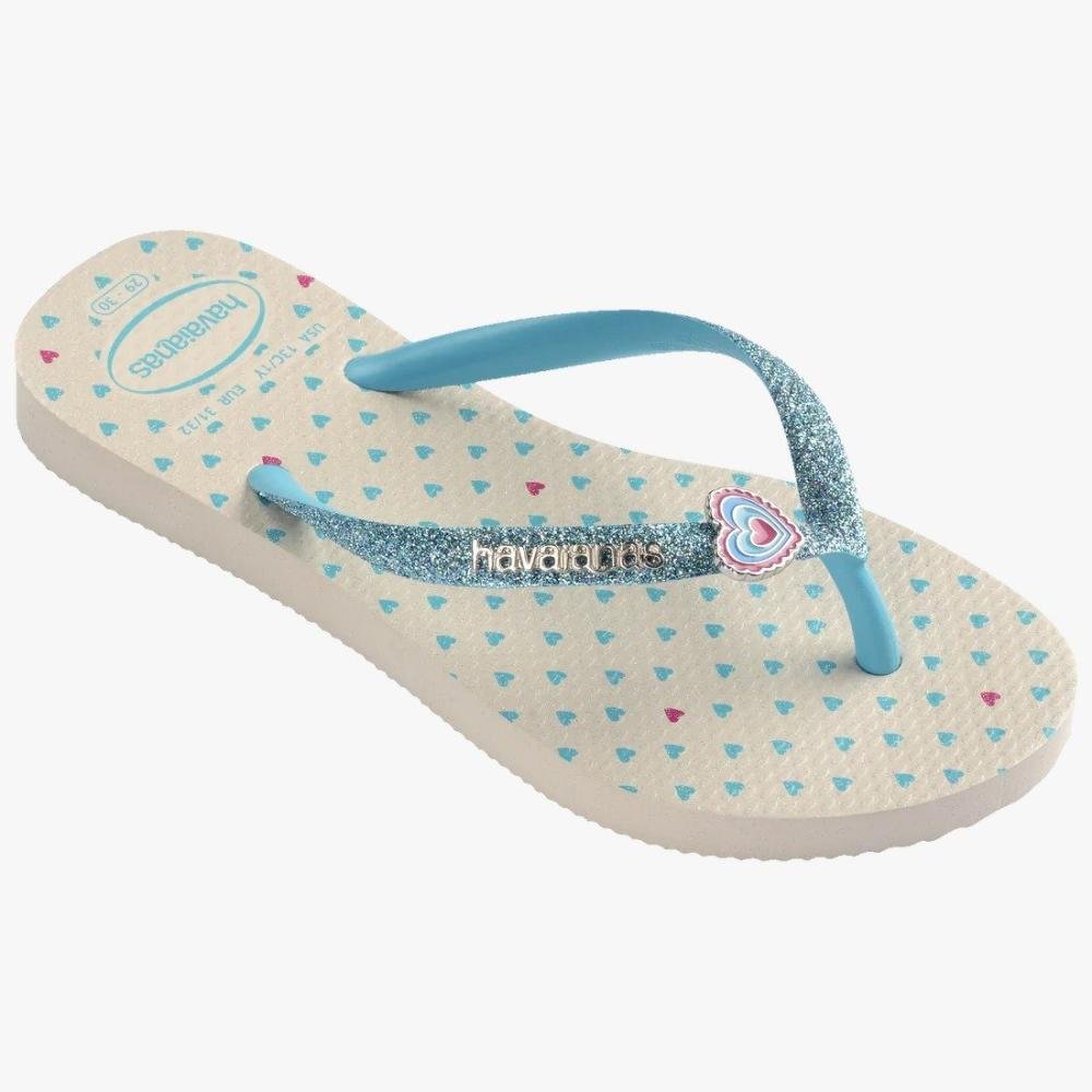 Chinelo Havaianas Glitter Ii Fc Juv. Azul 3