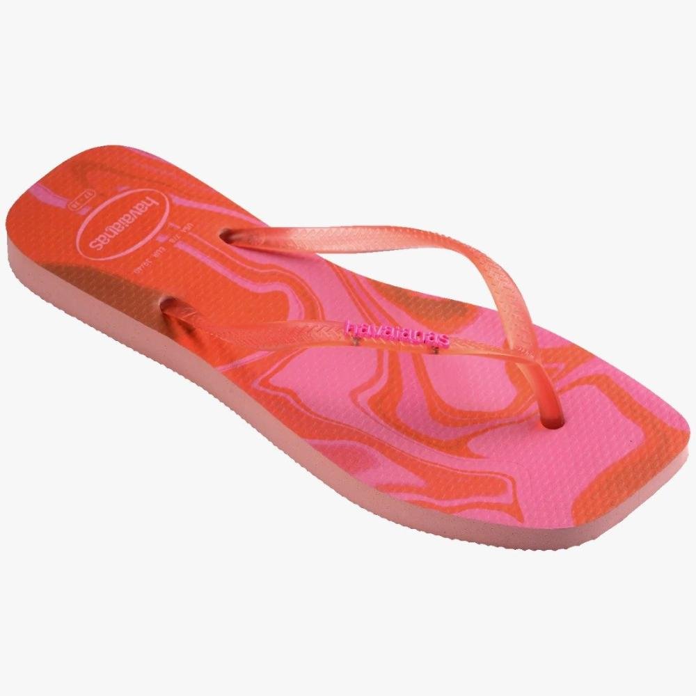 Chinelo Havaianas Jelly Fc Rosa/Laranja 3