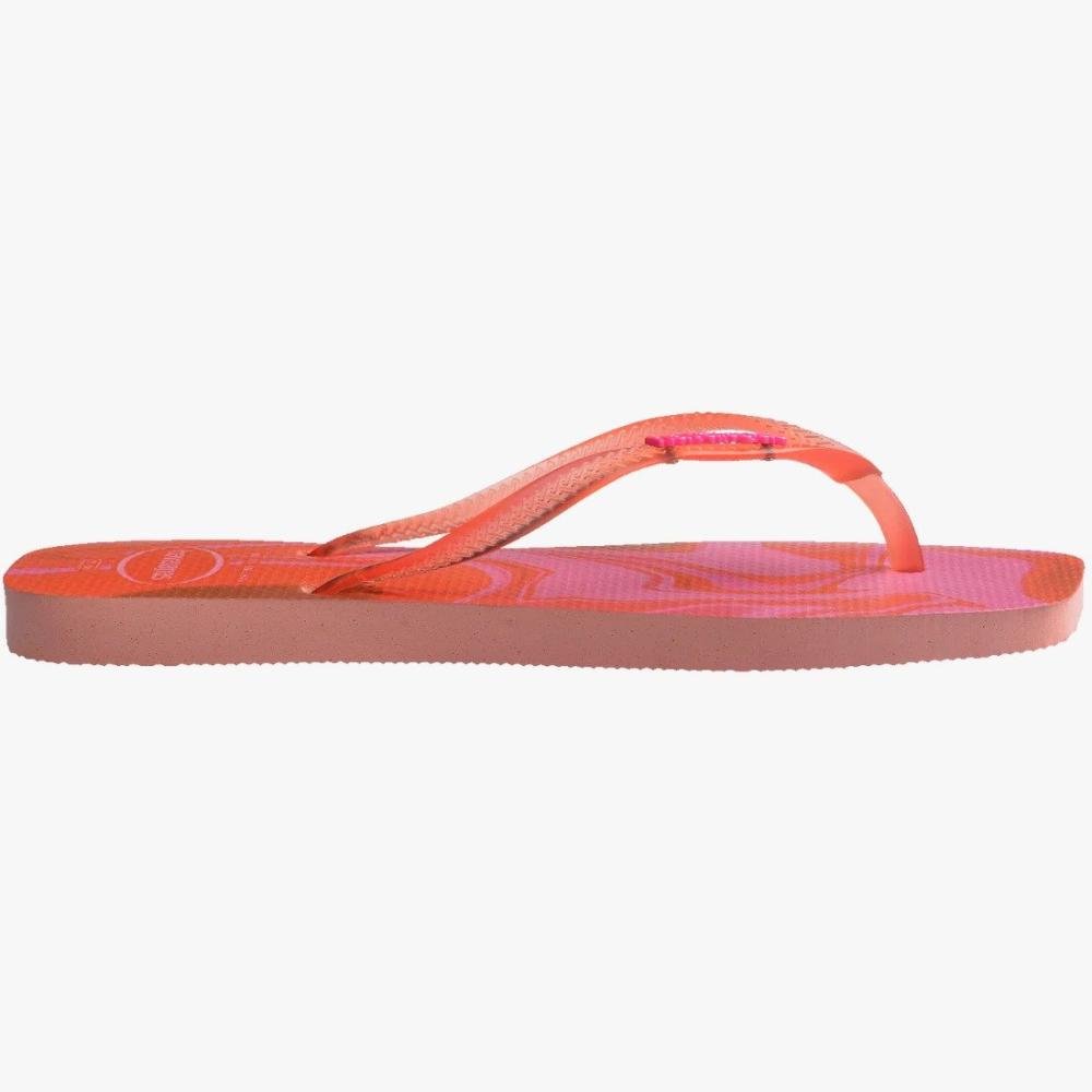 Chinelo Havaianas Jelly Fc Rosa/Laranja 4