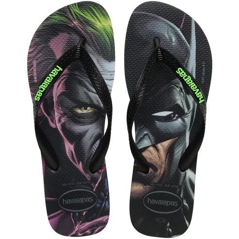 Chinelo Havaianas Top Herois Batman/Coringa
