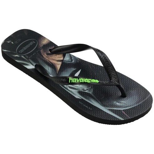 Chinelo Havaianas Top Herois Batman/Coringa Preto/Verde 2