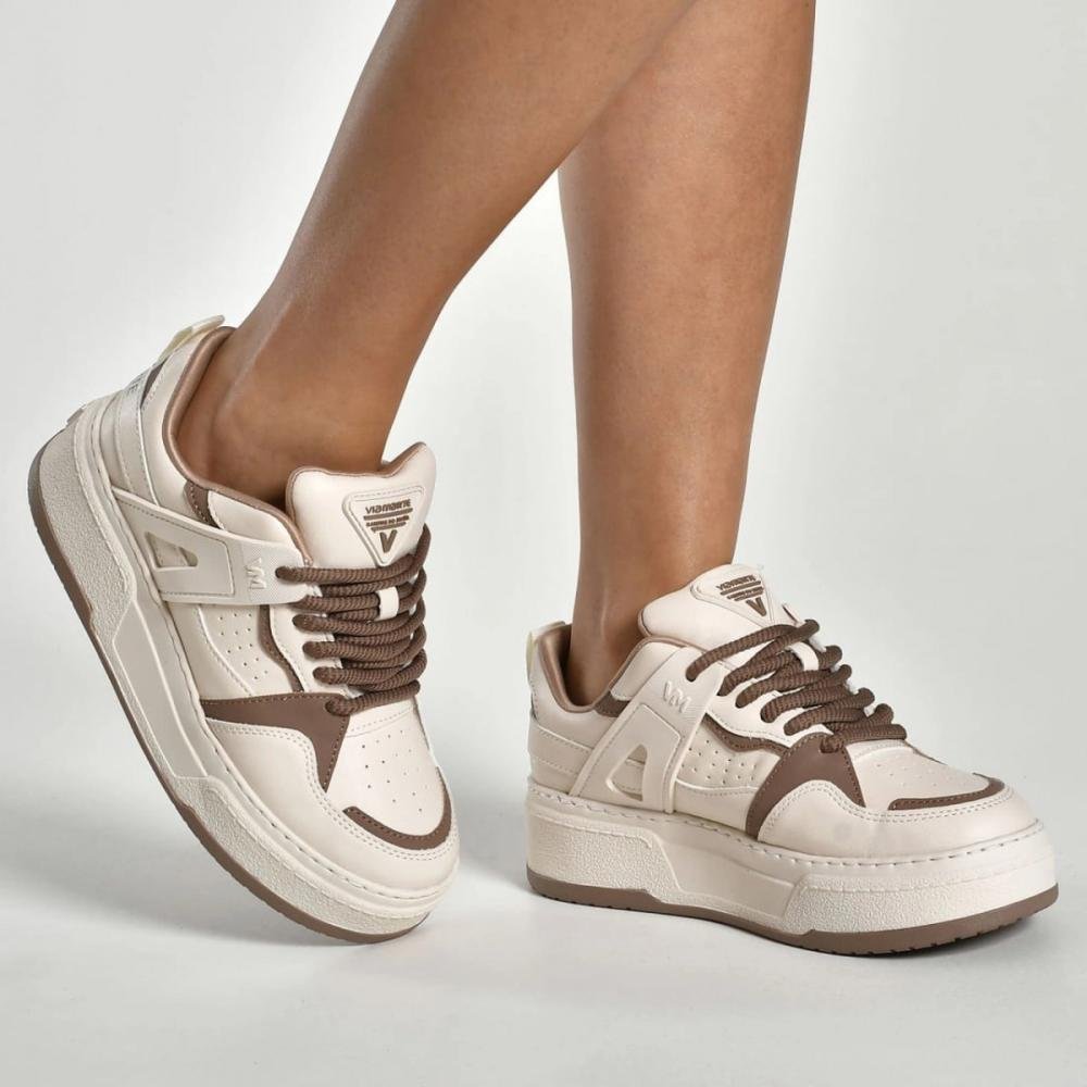 Tenis Via Marte 304-001-14 Bege 4