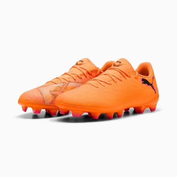 Chuteira Puma Future 8 Play Fg/Ag Laranja 3