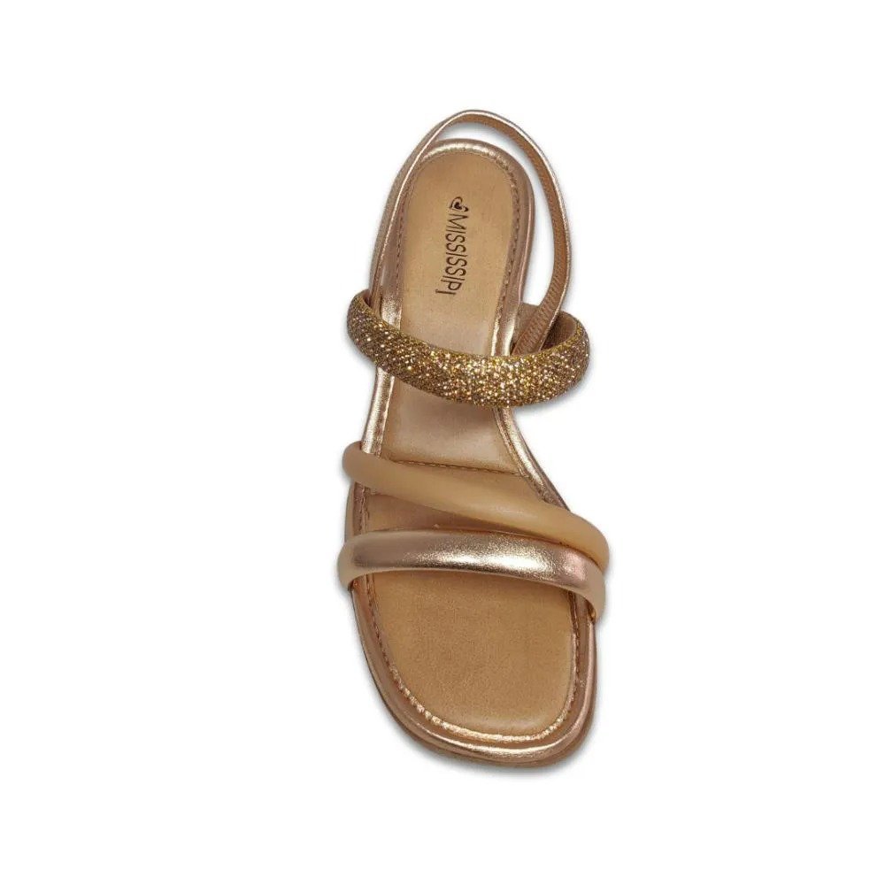 Sandalia Mississipi Mb891 Dourado 4