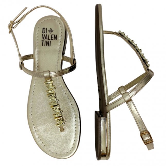 Sandalia Di Valentini 5360.11792 Dourado 3