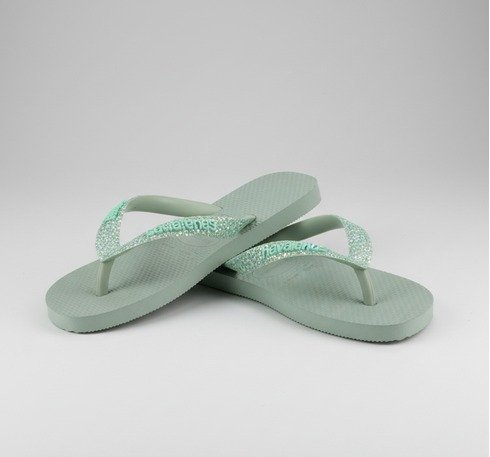 Chinelo Havaianas Glitt Neon Fc Verde 2