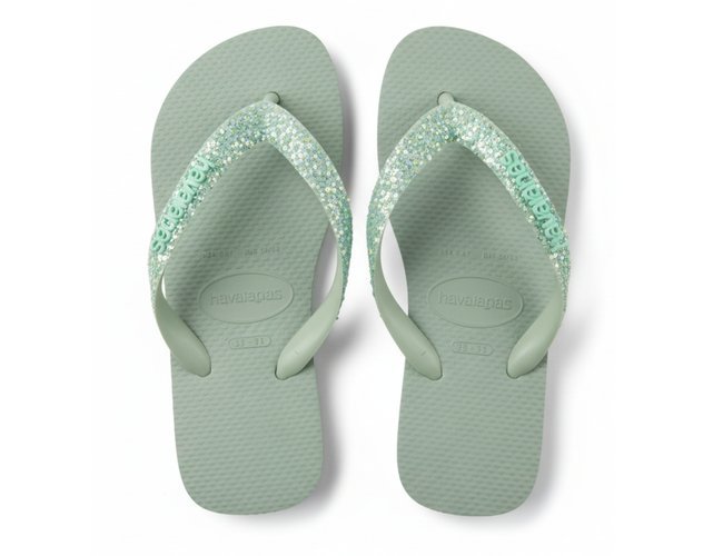 Chinelo Havaianas Glitt Neon Fc Verde 3
