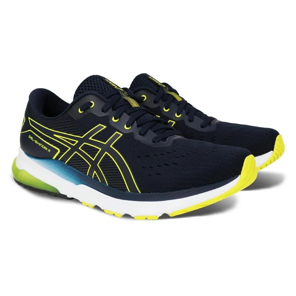 Tenis Asics Gel Shinobi 2 Azul/Verde 2