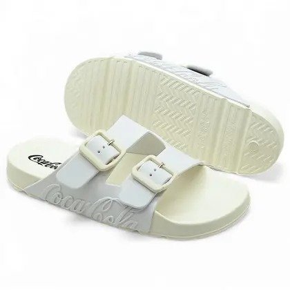Chinelo Coca-Cola Cc4788 Slide Off White 2