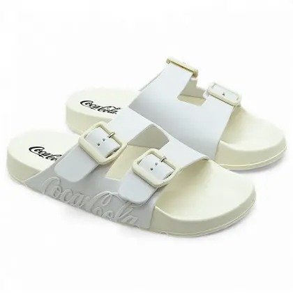 Chinelo Coca-Cola Cc4788 Slide Off White 3
