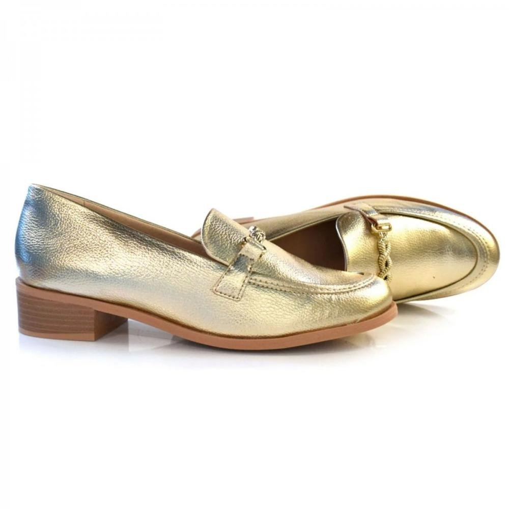 Sapato Ramarim 24-16101 Dourado 2