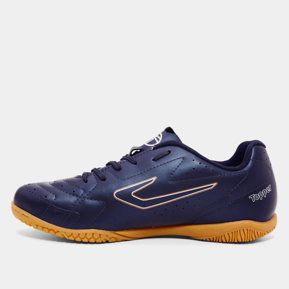 Chuteira Futsal Topper Boleiro Vi Azul 3