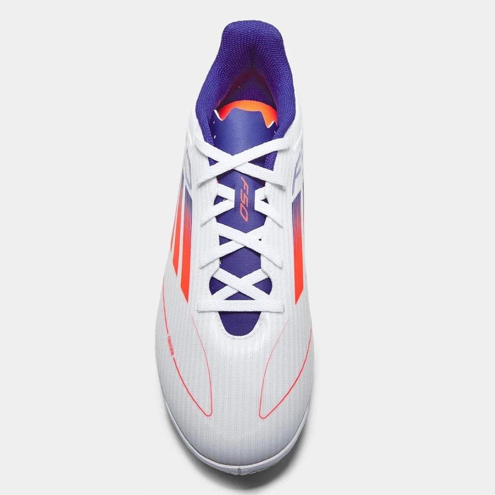 Chuteira Futsal Adidas F50 Club In Branco 3