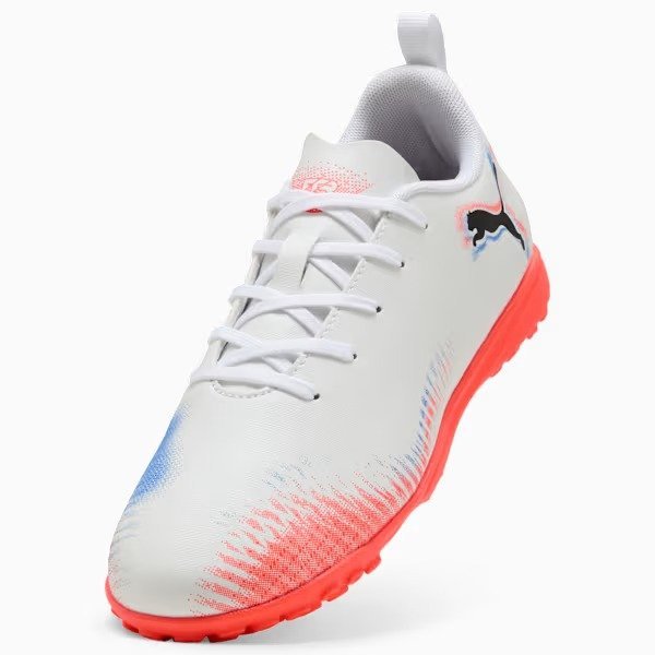 Chuteira Society Puma Future 8 Play Tt Juvenil Branco 4