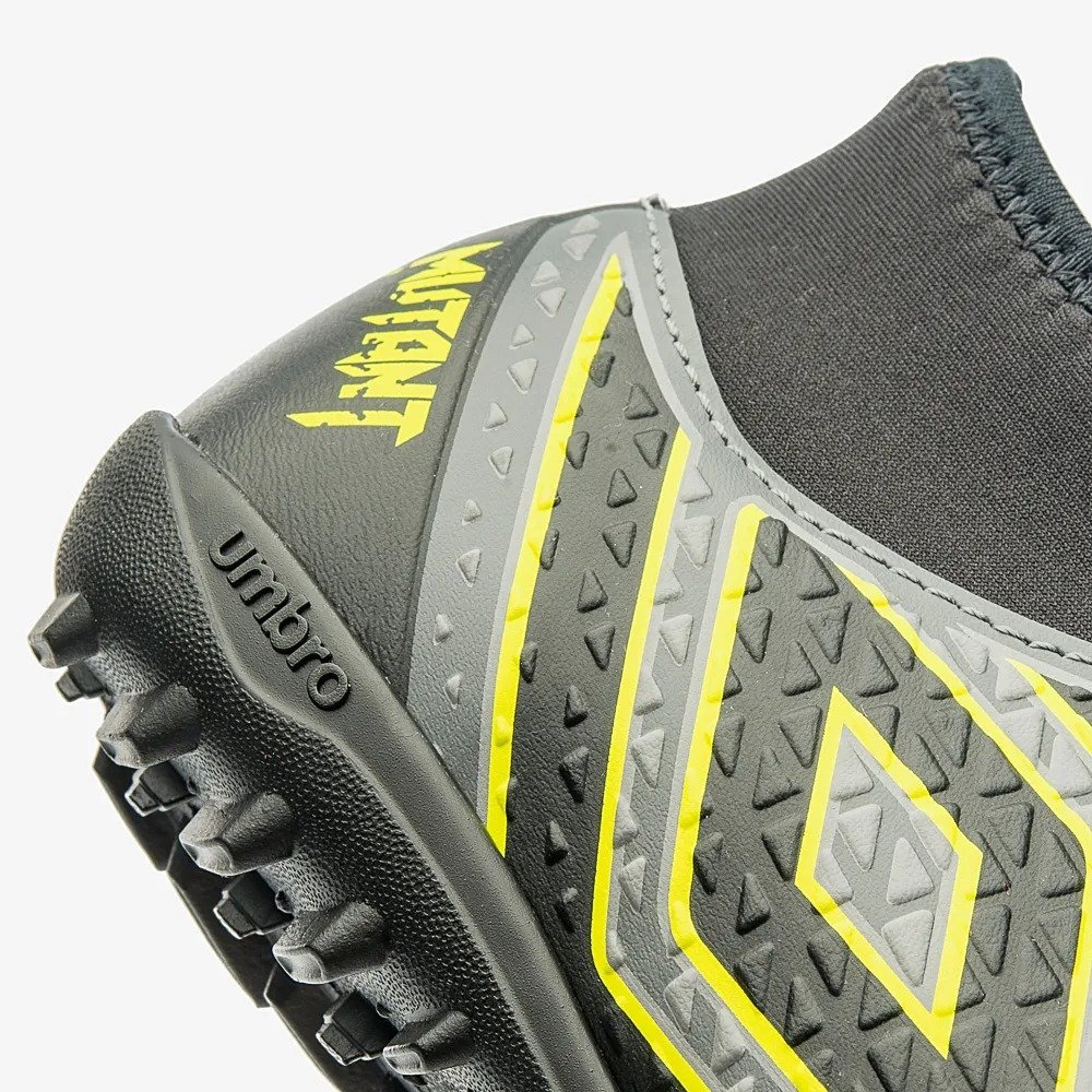 Chuteira Society Umbro Mutant Juvenil Cinza 6