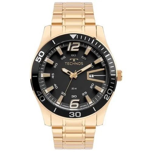 Relógio Technos Masculino Racer Dourado 2115LAJS/1P