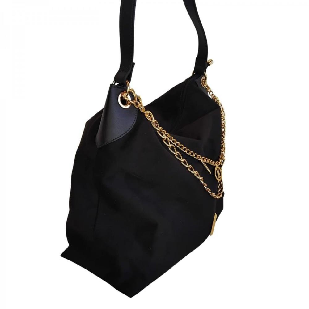 Bolsa Feminina Vizzano 15745 Camurça Preto 2