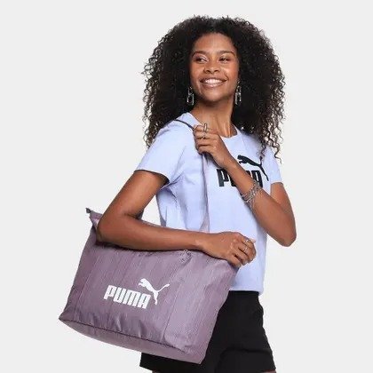 Bolsa Puma Base Shopper 091345 Roxo 3