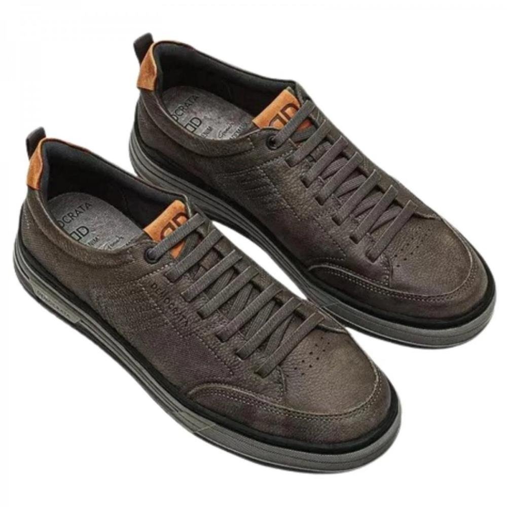 Sapatenis Democrata 640101-003 Cinza 2