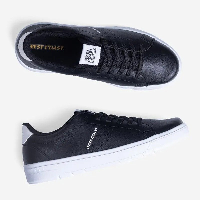 Tenis West Coast Portland Preto/Branco 4
