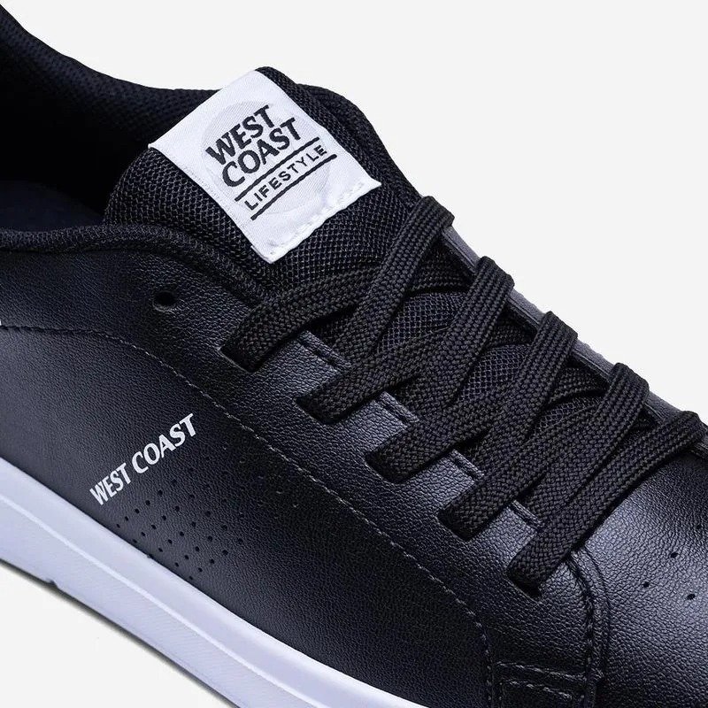 Tenis West Coast Portland Preto/Branco 6