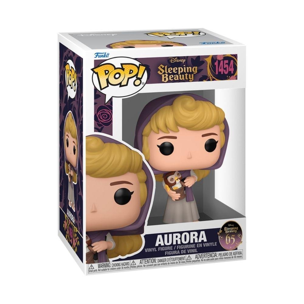 Boneco Funko POP Disney Bela Adormecida 65anos Aurora Coruja ÚNICO 2