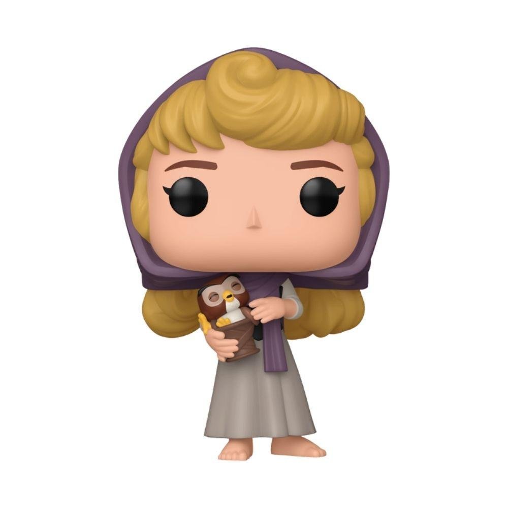 Boneco Funko POP Disney Bela Adormecida 65anos Aurora Coruja ÚNICO 3